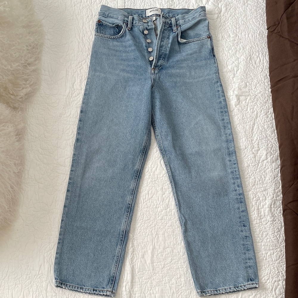 Agolde 90’s Cropped Mid Rise Straight